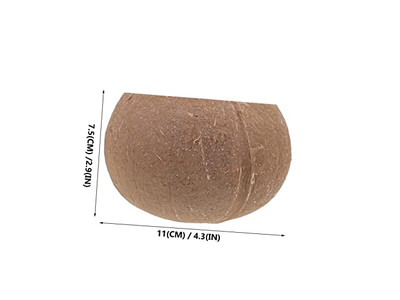 Оптовая упаковка кокосовых чаш для напитков из набора из 2 чаш