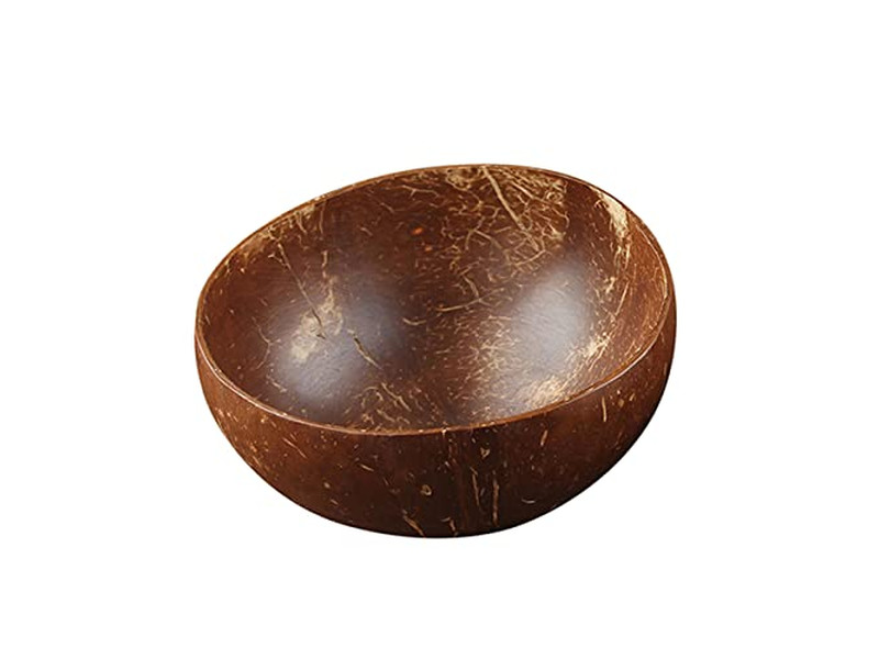 Кокосовая чаша с крышкой Деревянная ложка и чаша Асаи Чаши Ложки Большой салат 10 упаковка