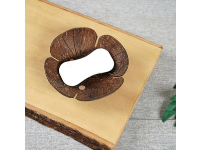 Кокосовая скорлупа Декорация Коричневая с Креативной Сальсой Кокосовая чаша Свечи В