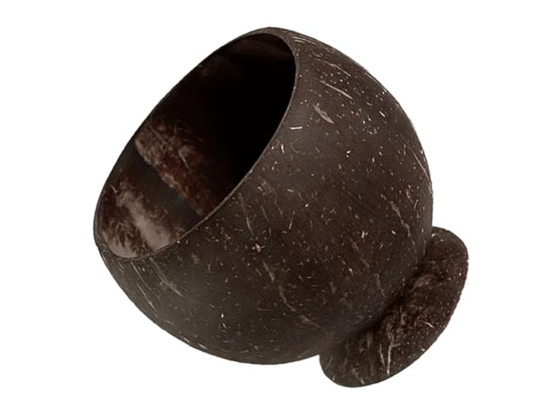 Набор из одной кокосовой чаши, похожей на чашу с подставкой Вьетнамские чаши Логотип Крышка