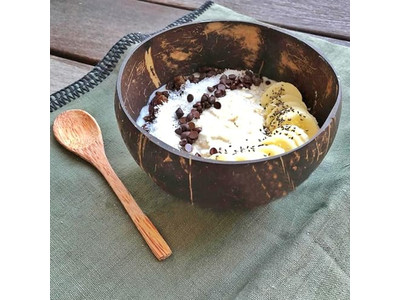 20-дюймовая чаша для теста Овальная Индивидуальная кокосовая чаша Плоское дно Индивидуальный логотип