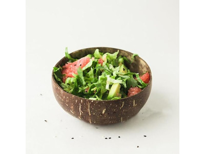 20-дюймовая чаша для теста Овальная Индивидуальная кокосовая чаша Плоское дно Индивидуальный логотип