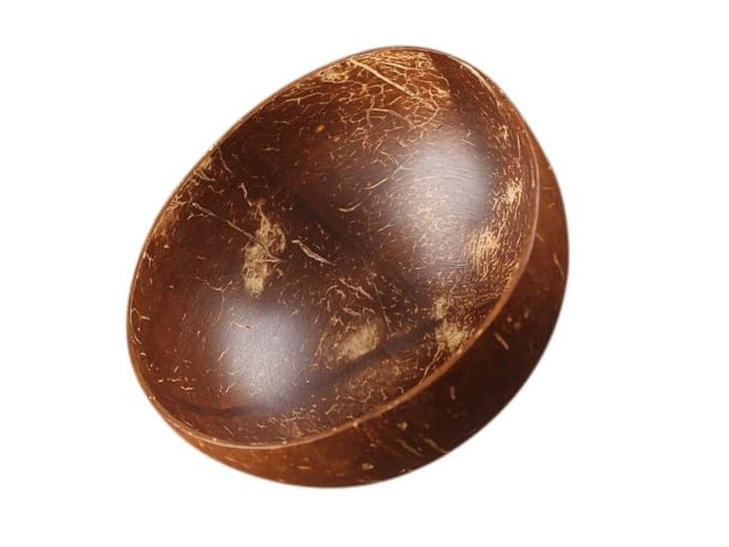 Миски для асаи Деревянная экологически чистая чаша Кокосовая скорлупа Питомцы Кокосы Злаки