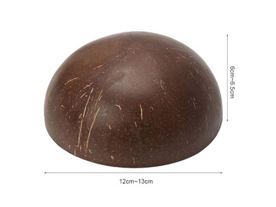 Миски для асаи Деревянная экологически чистая чаша Кокосовая скорлупа Питомцы Кокосы Злаки