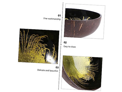 Линеры для баннетонов для чаш Пластиковая кухня Кокосовая чаша и набор ложек для смузи