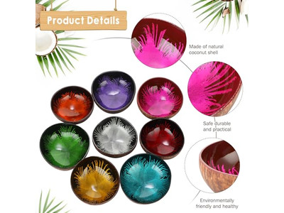 Миска с ложкой, подарок для салата, смола, деревянный производитель, вьетнамские лакированные миски