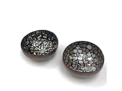 Кокосовая чаша Партия Декор Экологически чистый набор 36 Безкачельный Все натуральное