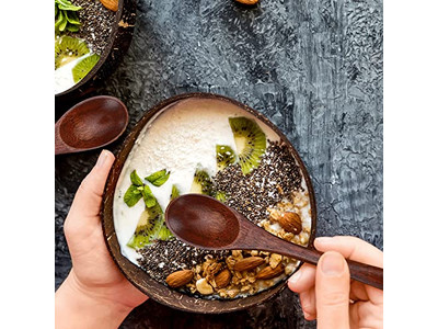 Кокосовая чаша с принтом, дешевые большие белые отверстия, коробки, логотип кокосов, стиль мисок из скорлупы