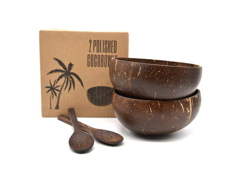 Кокосовые чаши Фабрика Чаша для мороженого Изготовленная Десерт Лаковая Многоразовая