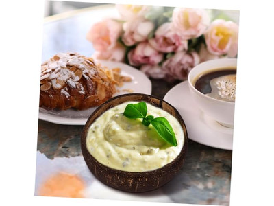 Ужин Кокосовая Чаша Пустые Чаши Ручные Изделия Скорлупа Спум Маленькая Простая