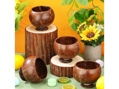 Запеченная чаша Акация Скорлупа Нагрев Лак Скошенная Подвешенная Десертный набор мисок