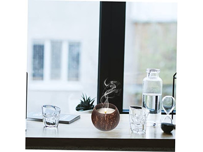 Вьетнамская Кокосовая Чаша Рождественский Воск Для Свечей Креативная Чаша Свеча-Кокосовая-Скорлупа