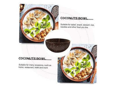 Вьетнамская кокосовая чаша Экологическая декоративная скорлупа Бамбуковые чаши для свечей Скорлупы Ремесло